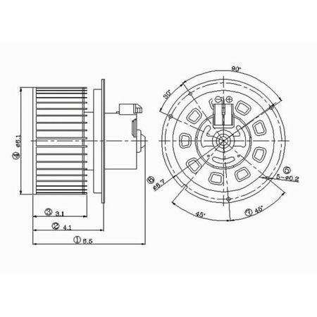 GPD Blower Motors, 2311596 2311596